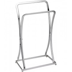 Porta Toalha Para Lavabo 32cm Altura Piatina Cromo Fosco